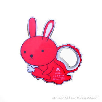 Bottle Opener, Rabbit Style, Custom Acrylic